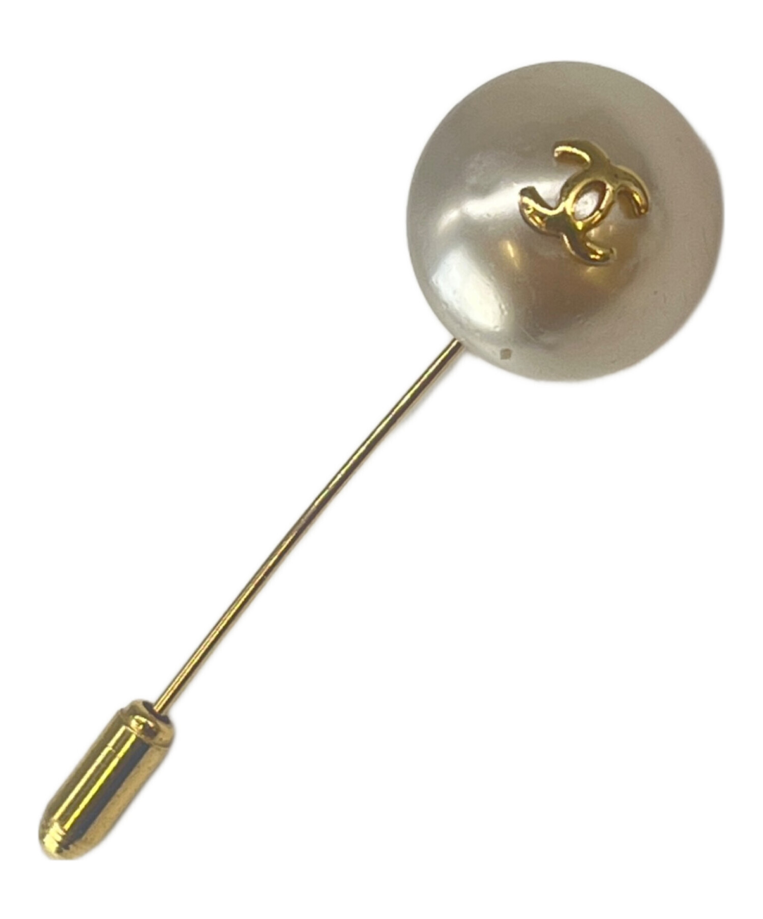 CHANEL ピンブローチ 中古・古着通販】CHANEL (シャネル) CHANEL ピンブローチ｜ブランド