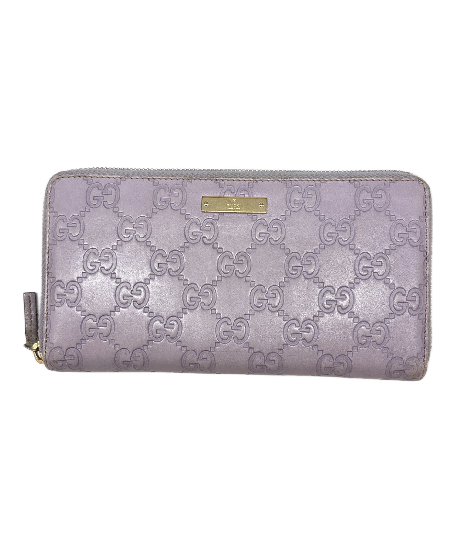 GUCCI グッチ ニュージャッキー 長財布 パープル パテントレザー　箱付　紫 中古・古着通販】GUCCI (グッチ) GUCCI グッチシマ 長財布 パープル