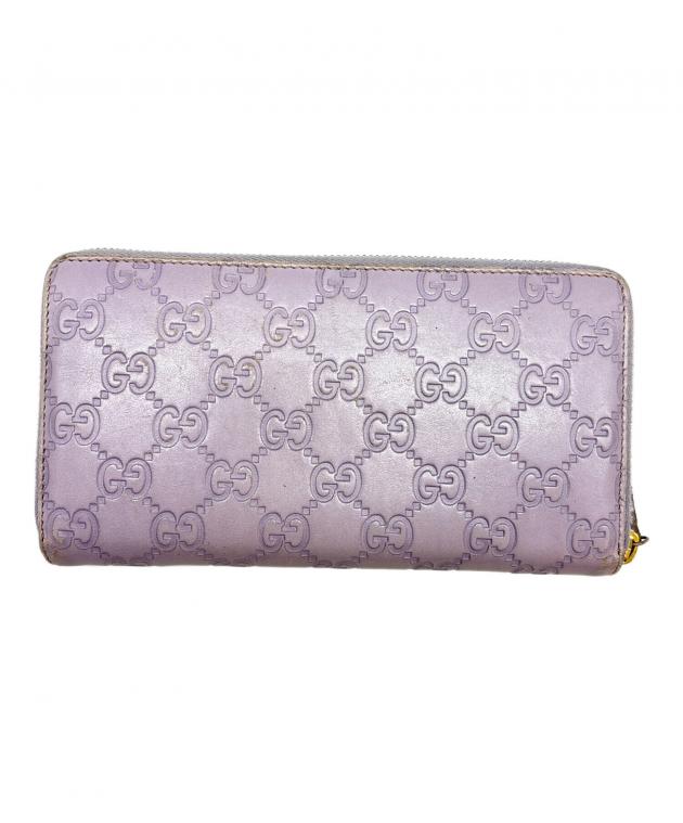 中古・古着通販】GUCCI (グッチ) GUCCI グッチシマ 長財布 パープル