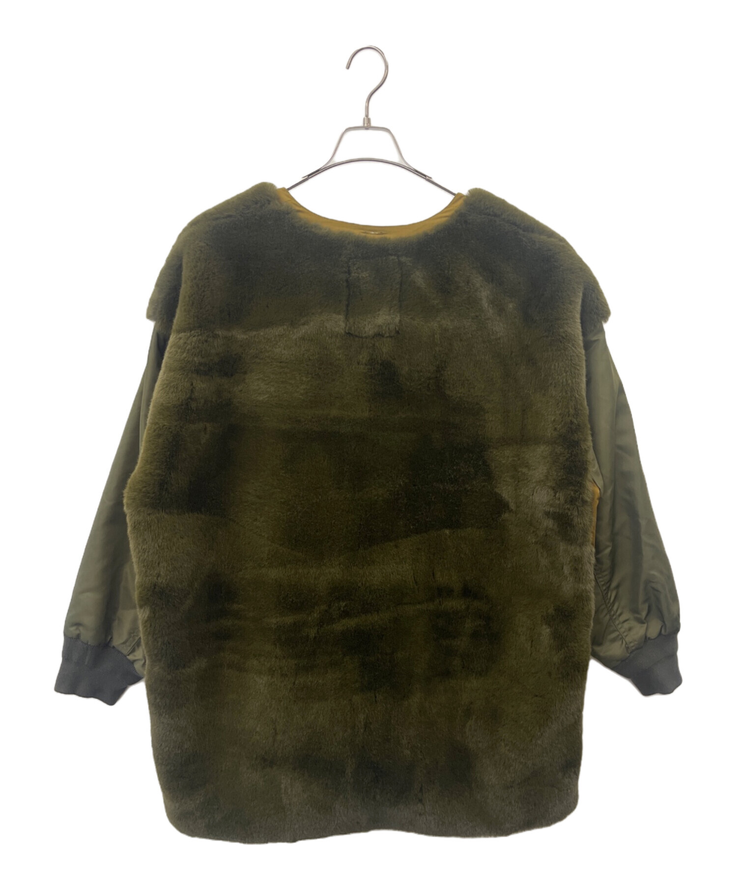 中古・古着通販】etsinta (エシンタ) etsinta ファー切替ジャケット