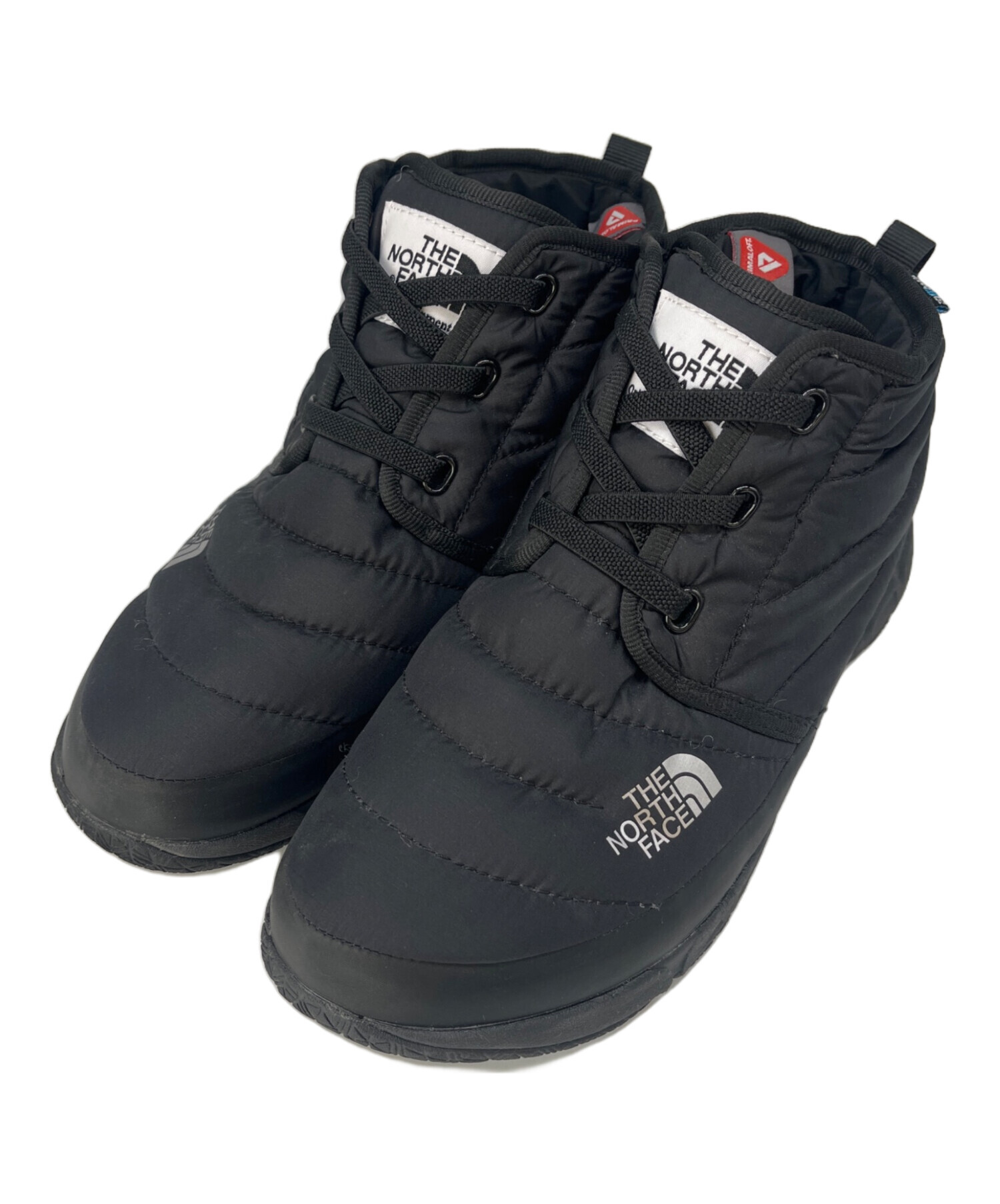 THE NORTH FACE ブラック ショートブーツ THE NORTH FACE（ザ ノースフェイス） ノースフェイス 撥水 ヌプシ