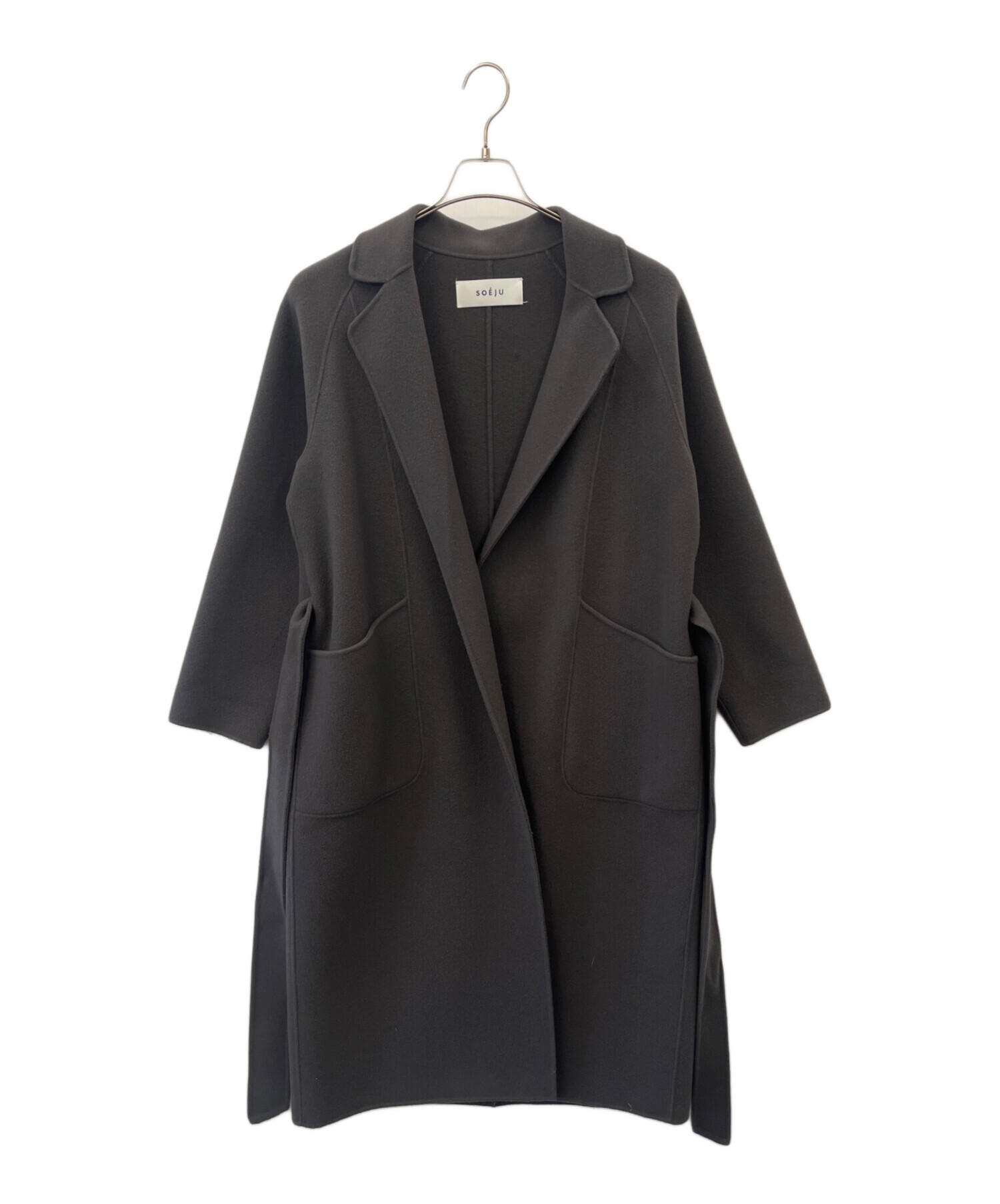 中古・古着通販】SOEJU (ソージュ) SOEJU ウールリバーローブコート