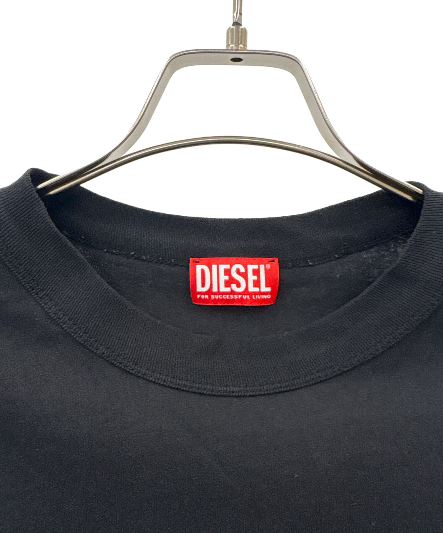 中古・古着通販】DIESEL (ディーゼル) DIESEL 長袖カットソー ブラック 