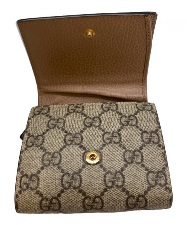 中古・古着通販】GUCCI (グッチ) GUCCI GGマーモント 2つ折り財布