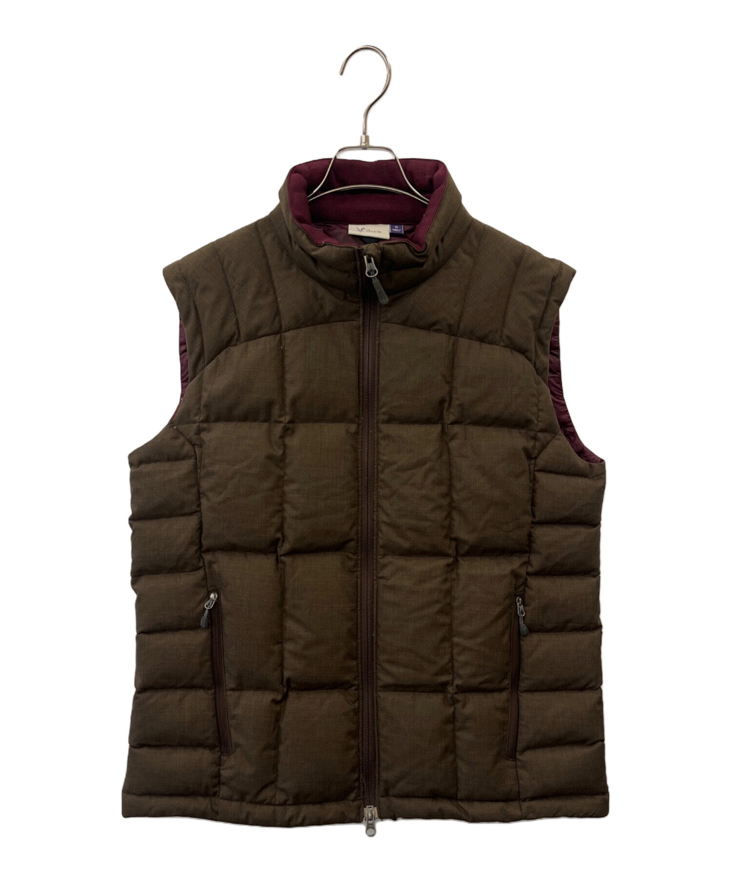 最終値下【中古】ダウンベスト 中古・古着通販】IBEX (アイベックス) IBEX ダウンベスト ブラウン