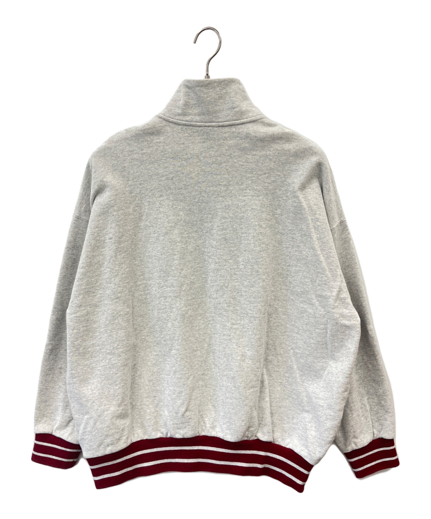 中古・古着通販】KEBOZ (ケボズ) KEBOZ ハーフジップスウェット グレー