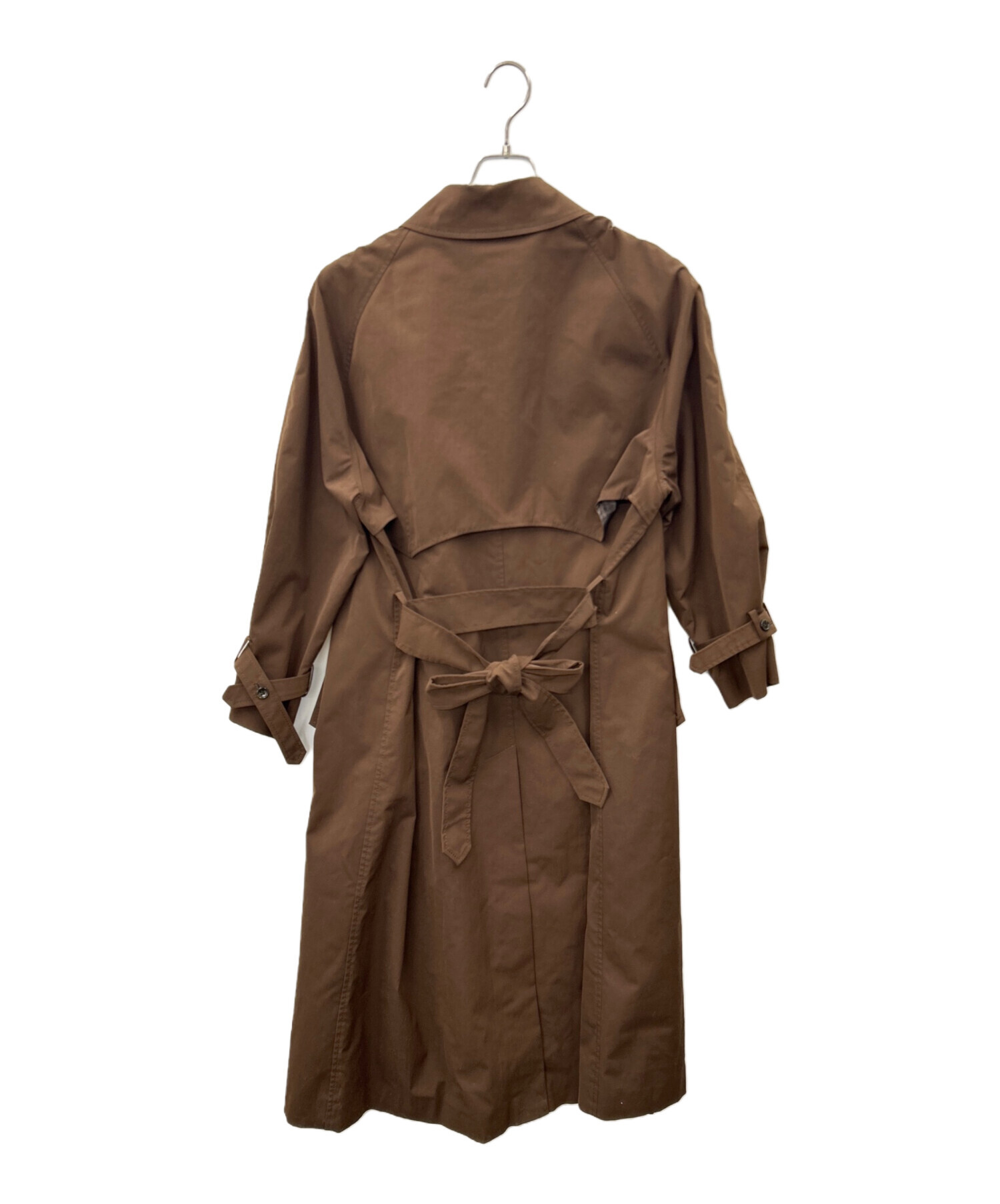 【美品・中古品】　もうすぐ春♪NOBLEトレンチコート（画像のタグ確認有り） 中古・古着通販】Noble (ノーブル) トレンチコート ブラウン サイズ:38