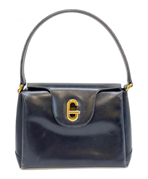 GUCCI グッチ ハンドバッグ ショルダー ターンロック ゴールド金具 中古・古着通販】GUCCI (グッチ) GUCCI OLD GUCCI ターンロック Gロゴ