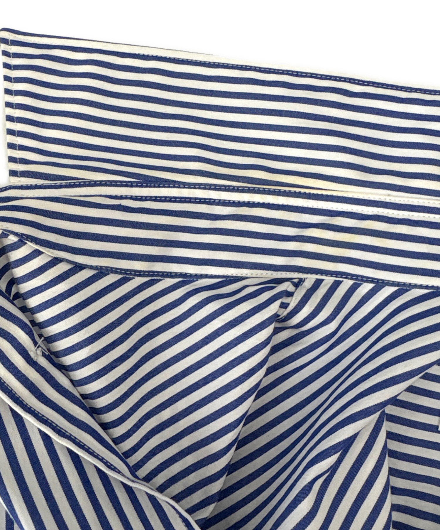 K419 美品 L プレイコムデギャルソン 長袖 シャツ ブルー レディース