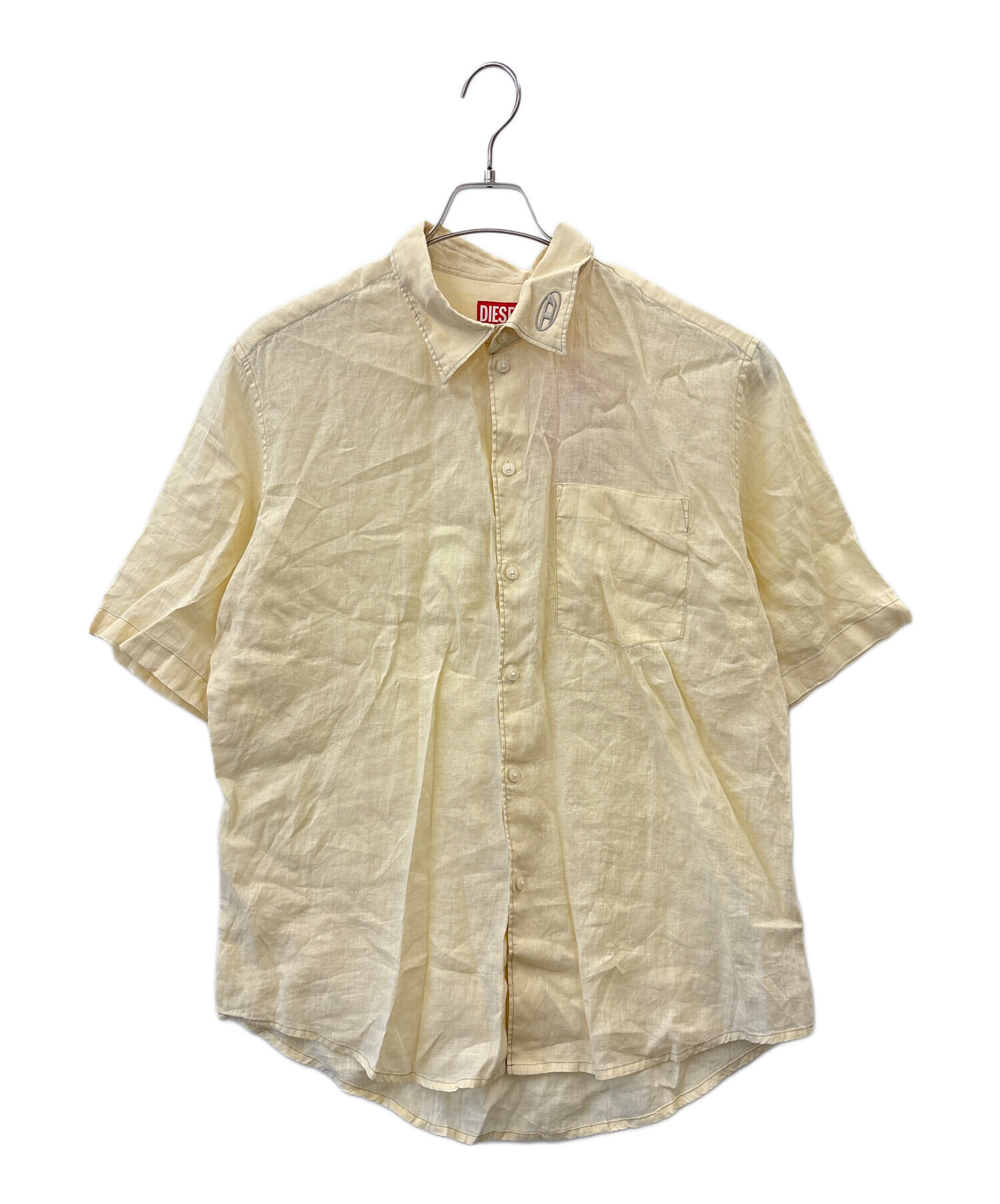 中古・古着通販】DIESEL (ディーゼル) DIESEL 半袖シャツ アイボリー 