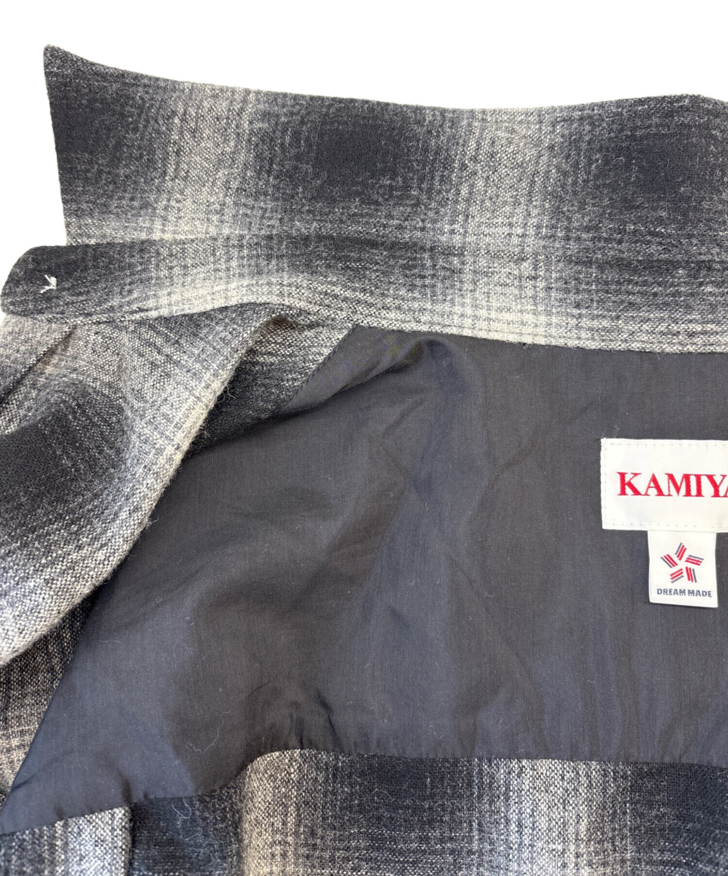 中古・古着通販】KAMIYA (カミヤ) KAMIYA Wool Check Shirt ネルシャツ