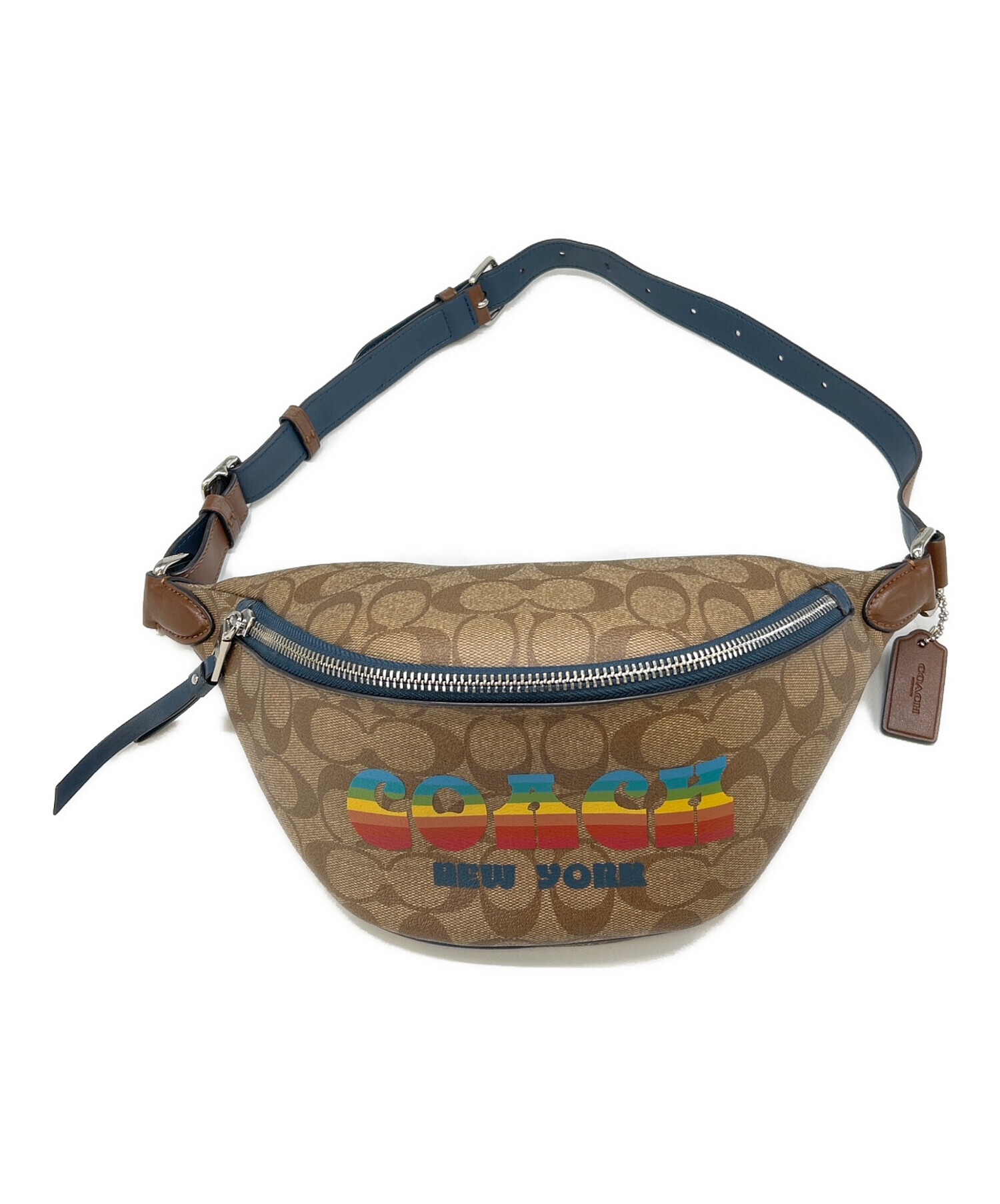 中古・古着通販】COACH (コーチ) COACH ウエストバッグ ブラウン