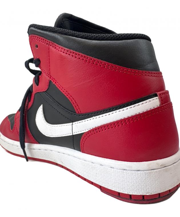 中古・古着通販】NIKE (ナイキ) NIKE Air Jordan 1 Mid Gym Red/Black