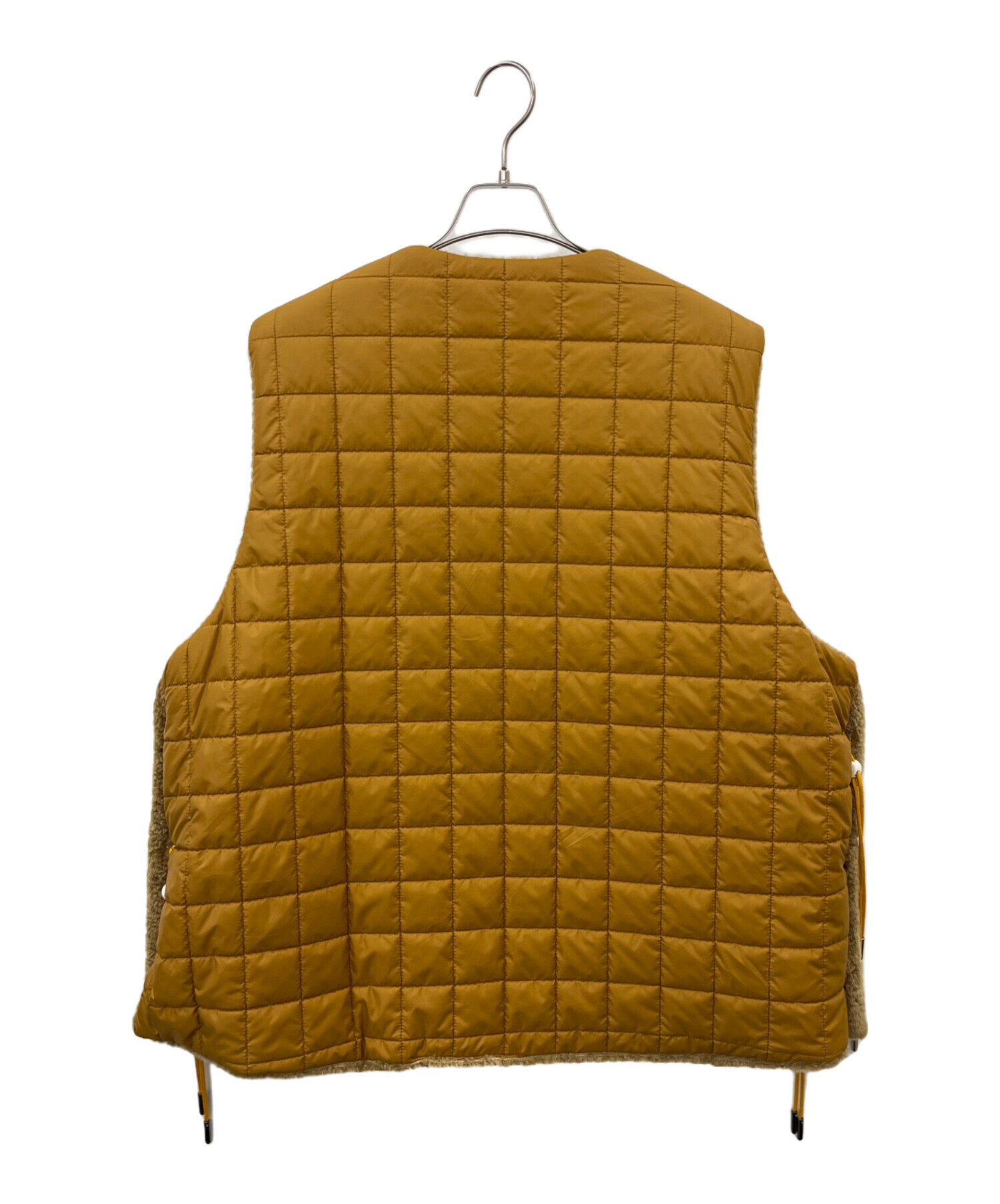 nude vintage キルト　quilt ベスト　古着 中古・古着通販】Sillage (シアージ) Sillage Quilt Apron Vest ボア