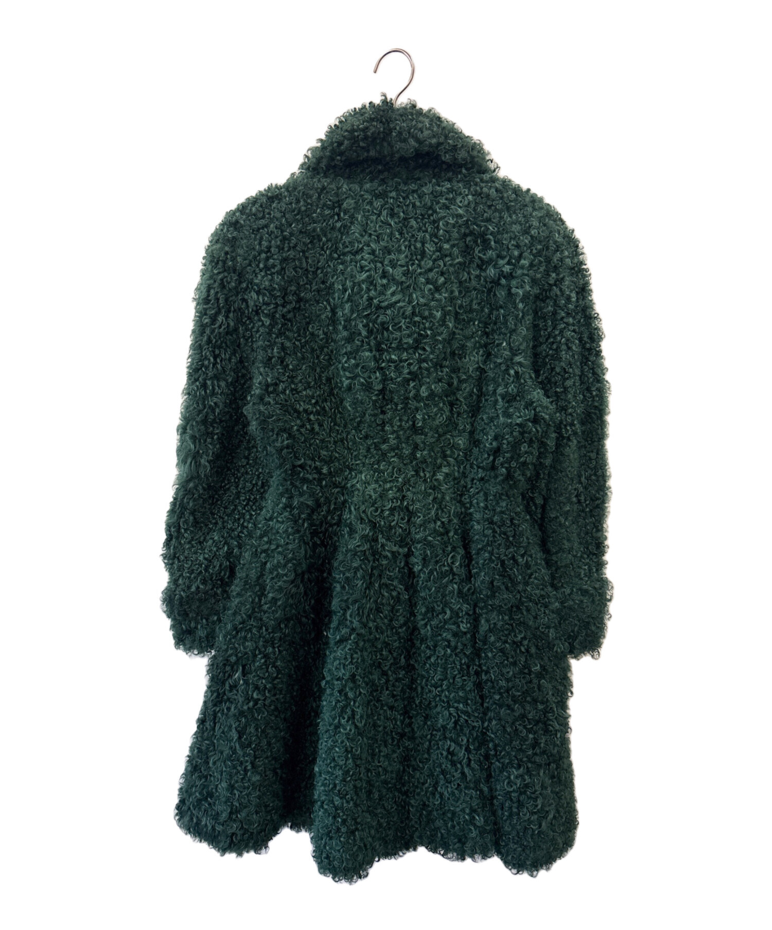 美品✨希少 KENZO ケンゾー 90s プードルファーコート 緑 花柄 F 中古・古着通販】KENZO (ケンゾー) KENZO ファーカルガンプレート