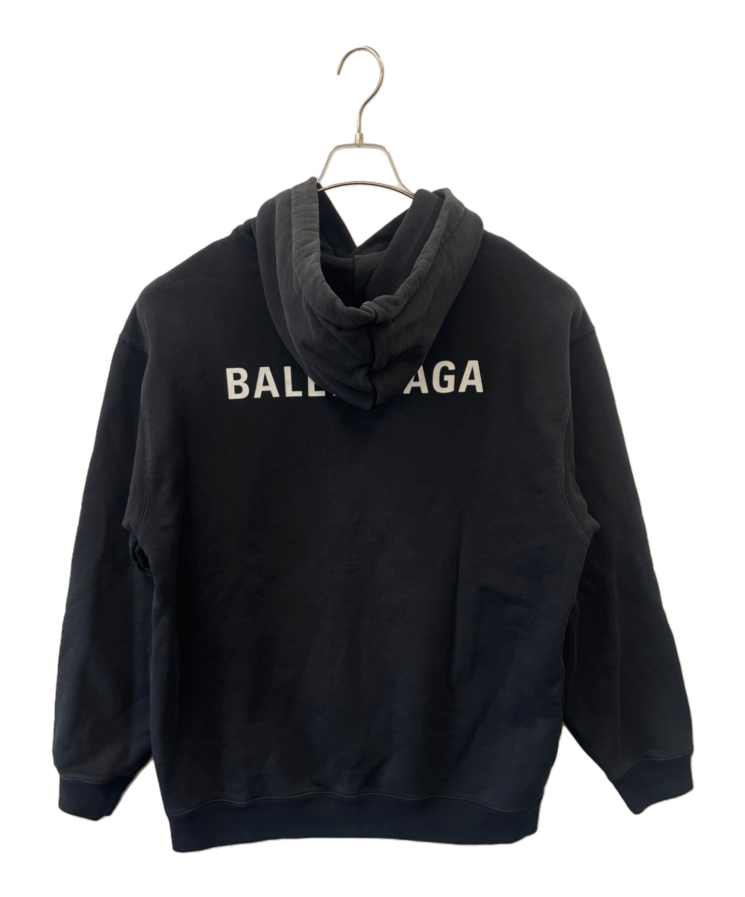 Balenciaga ブラック パーカー XS 中古・古着通販】BALENCIAGA (バレンシアガ) BALENCIAGA プルオーバー