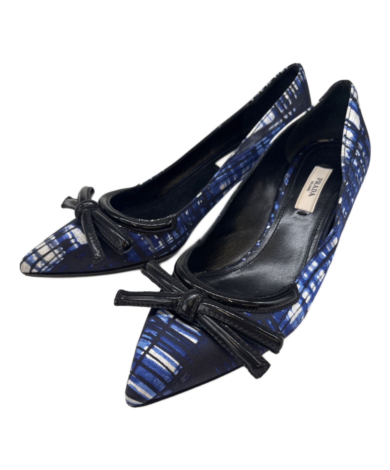 中古・古着通販】PRADA (プラダ) PRADA ポインテッドトゥパンプス 