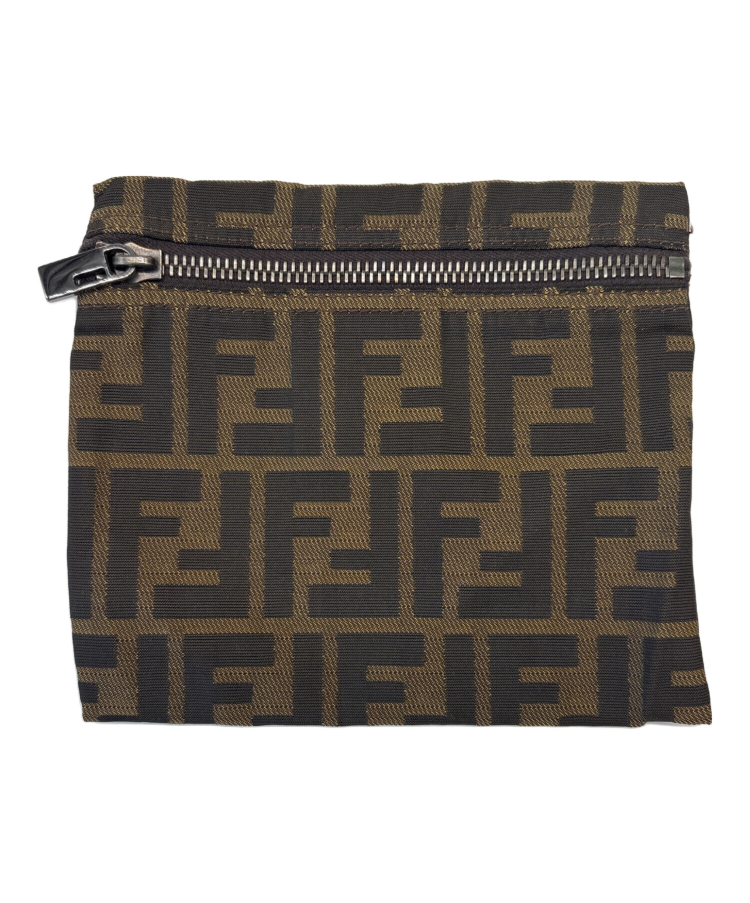 古いFENDIのポーチ【激カワ】 中古・古着通販】FENDI (フェンディ) FENDI ズッカ ポーチ ブラウン