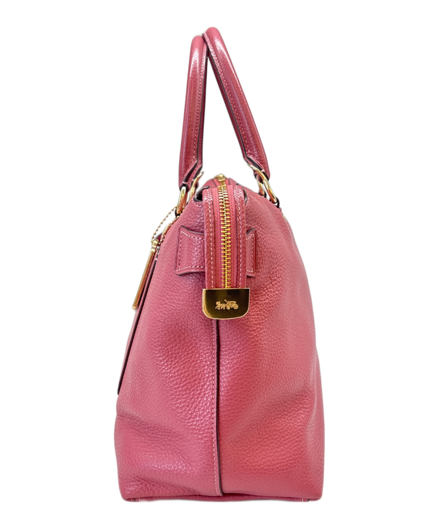 中古・古着通販】COACH (コーチ) COACH ハンドバッグ ピンク｜ブランド