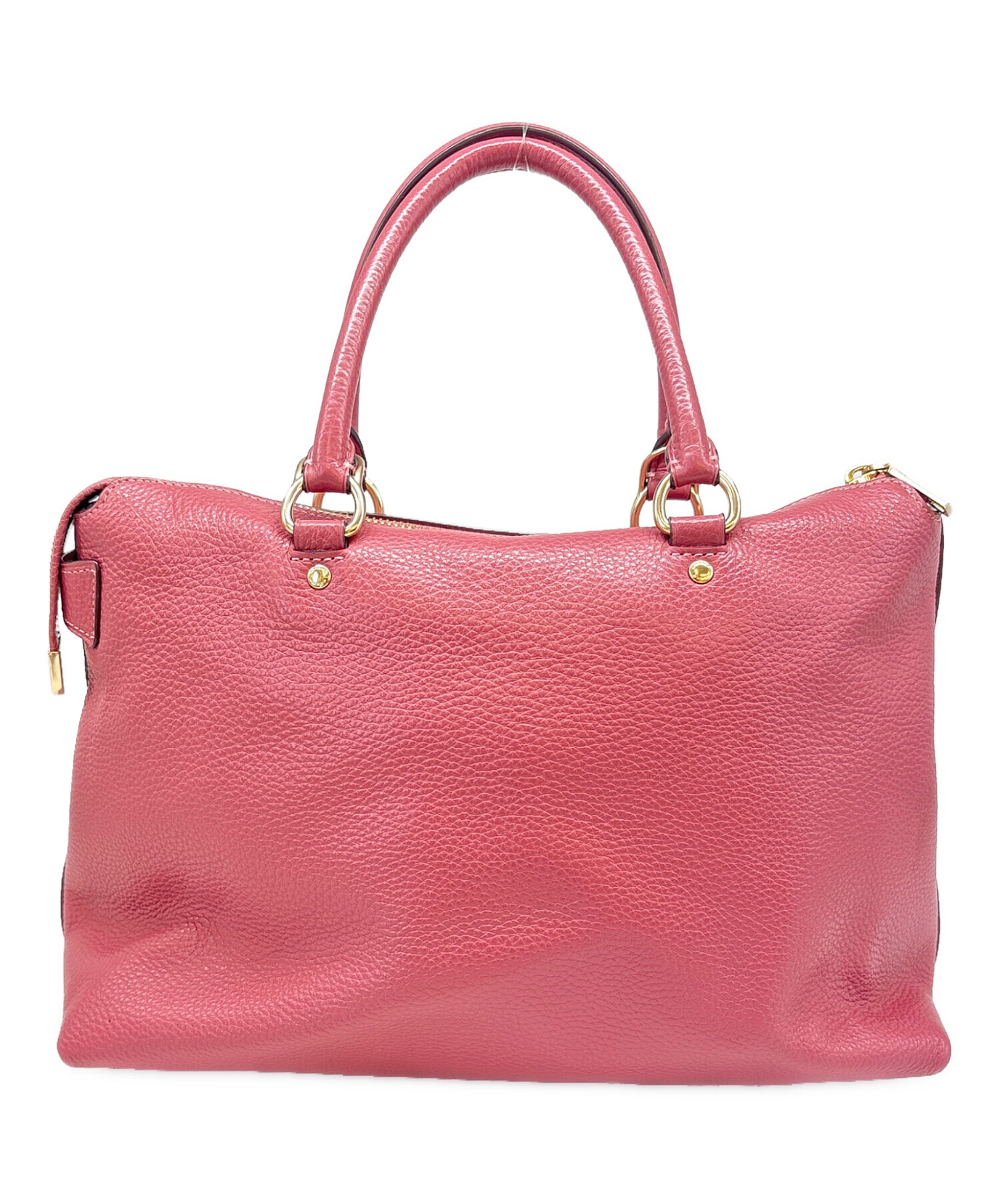 未使用品　COACH ピンク レザー ハンドバッグ 中古・古着通販】COACH (コーチ) COACH ハンドバッグ ピンク｜ブランド