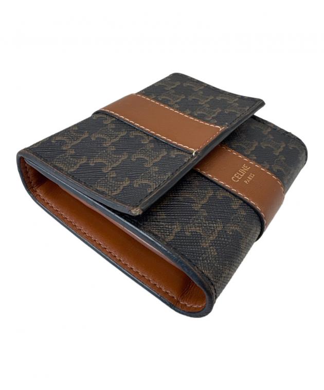 中古・古着通販】CELINE (セリーヌ) CELINE トリオンフ 3つ折り財布