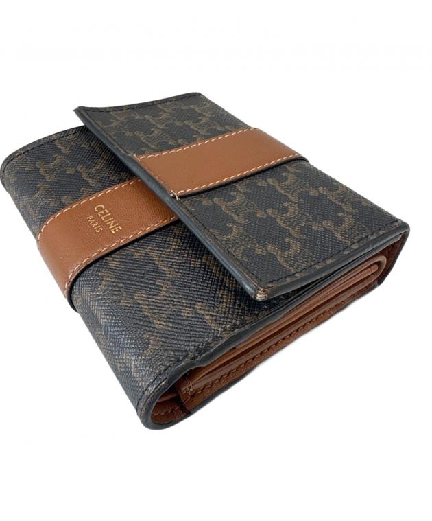 中古・古着通販】CELINE (セリーヌ) CELINE トリオンフ 3つ折り財布