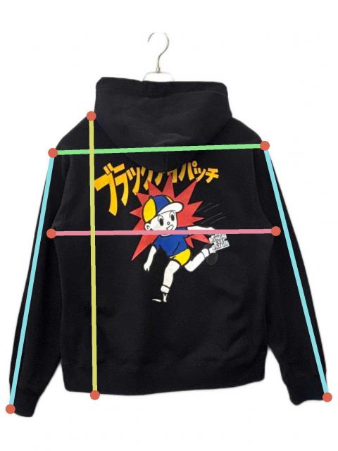 【希少】ブラックアイパッチ⭐︎飛び出し坊や パーカー M イエロー 黄 取扱注意 中古・古着通販】BlackEyePatch (ブラックアイパッチ) BlackEyePatch