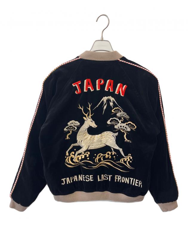 スカジャン　クロップドヘッズ　L Cropped Heads 楽天市場】(クロップドヘッズ) CROPPED HEADS 髑髏＆抱き鯉柄