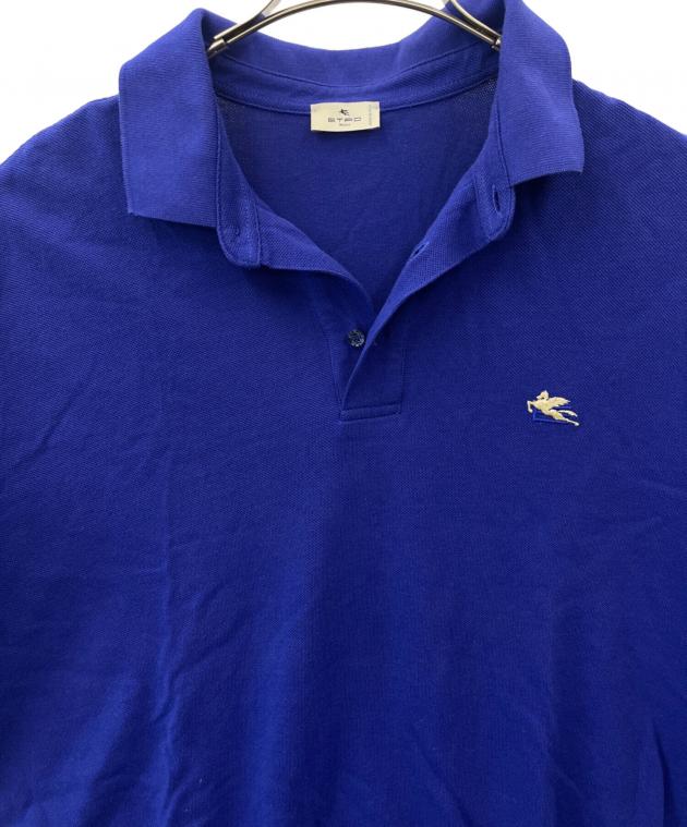 中古・古着通販】ETRO (エトロ) ポロシャツETRO ブルー サイズ:XL 中古・古着通販】ETRO (エトロ) ポロシャツETRO ブルー サイズ:XL