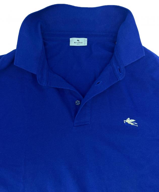 中古・古着通販】ETRO (エトロ) ポロシャツETRO ブルー サイズ:XL