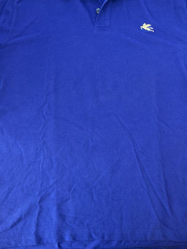 中古・古着通販】ETRO (エトロ) ポロシャツETRO ブルー サイズ:XL