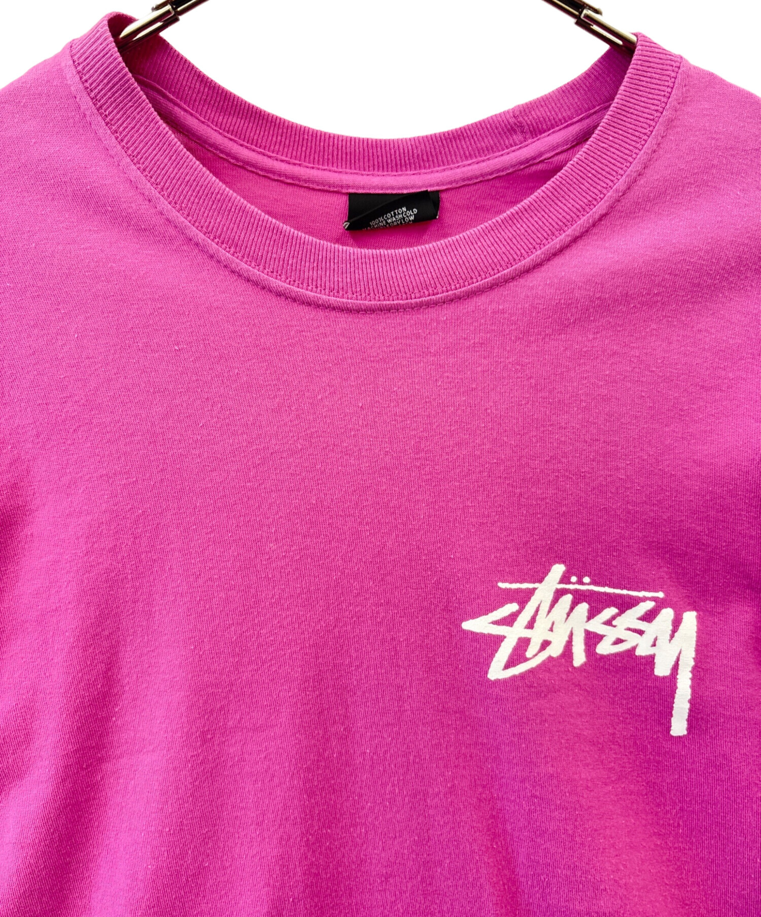 中古・古着通販】stussy (ステューシー) stussy Tシャツ ピンク サイズ