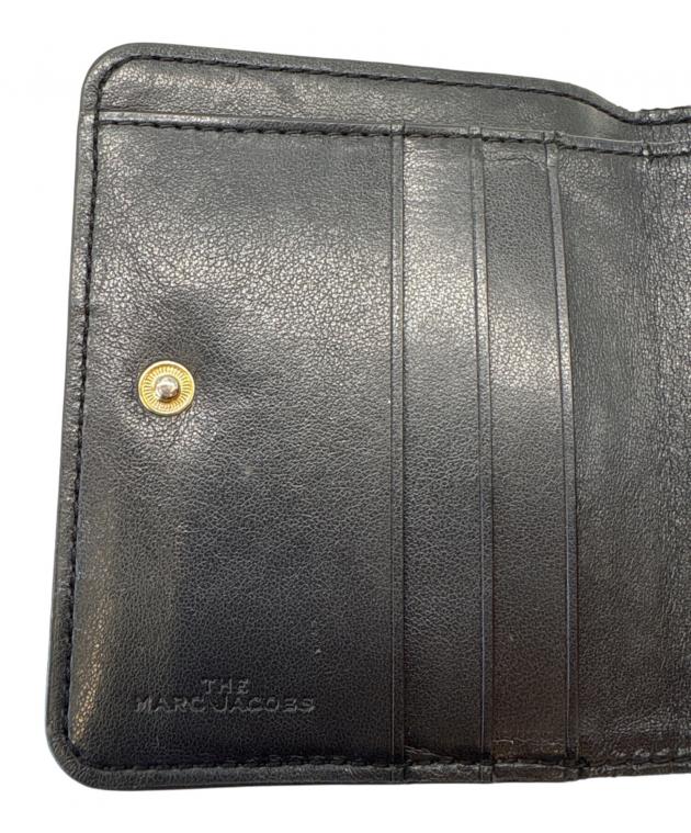 MARC JACOBS ブラック 二つ折り財布 未使用品 中古・古着通販】MARC JACOBS (マークジェイコブス) MARC JACOBS 2