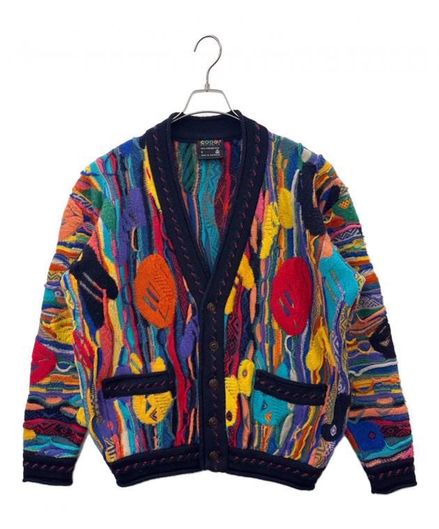 Coogi 厚手カーディガン 中古・古着通販】Coogi (クージー) Coogi 厚手カーディガン マルチ