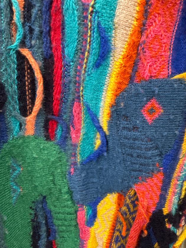 Coogi 厚手カーディガン 中古・古着通販】Coogi (クージー) Coogi 厚手カーディガン マルチ