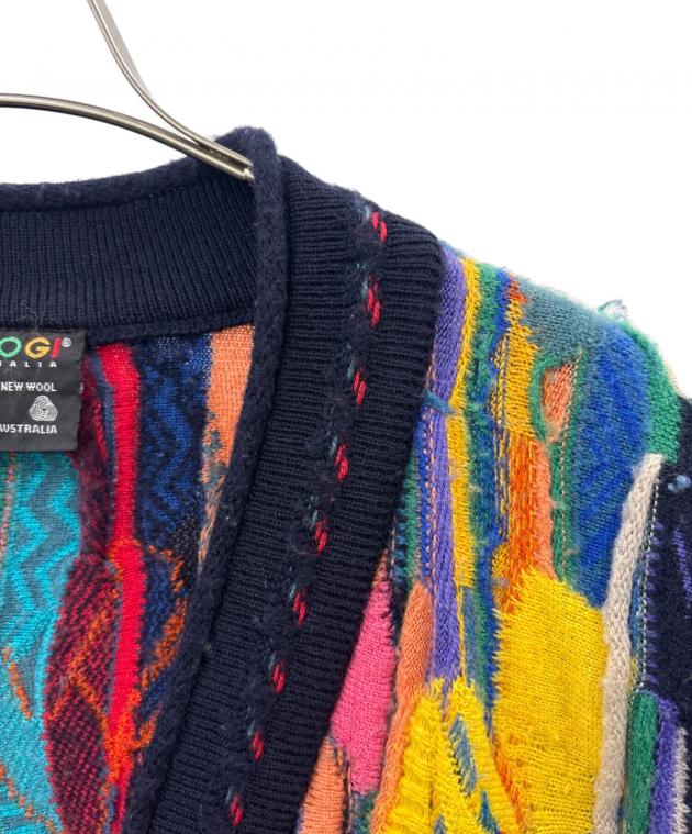 Coogi 厚手カーディガン 中古・古着通販】Coogi (クージー) Coogi 厚手カーディガン マルチ