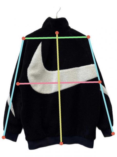 中古・古着通販】NIKE (ナイキ) NIKE ボアジャケット ブラック サイズ