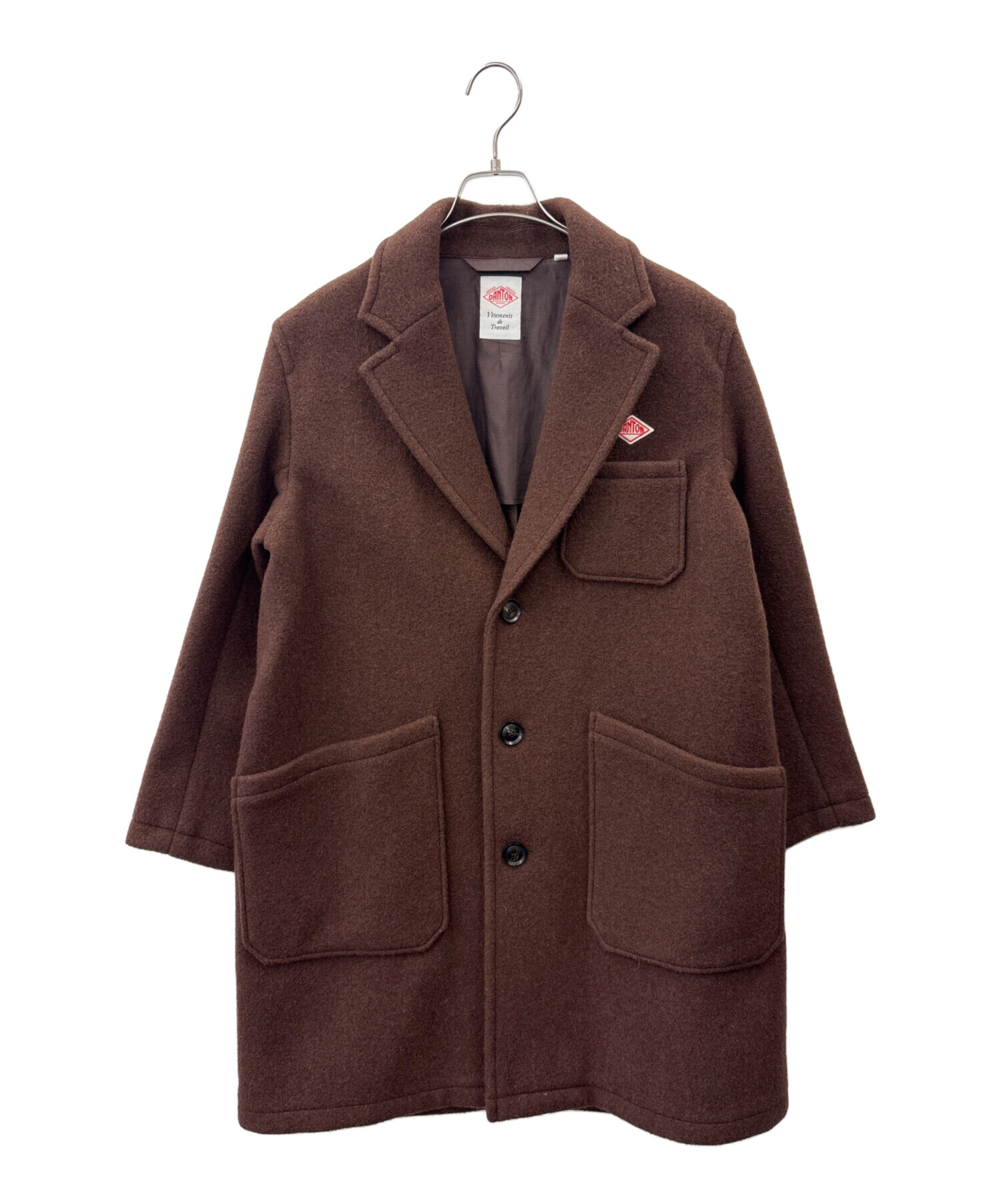 中古・古着通販】DANTON (ダントン) DANTON チェスターコート ブラウン