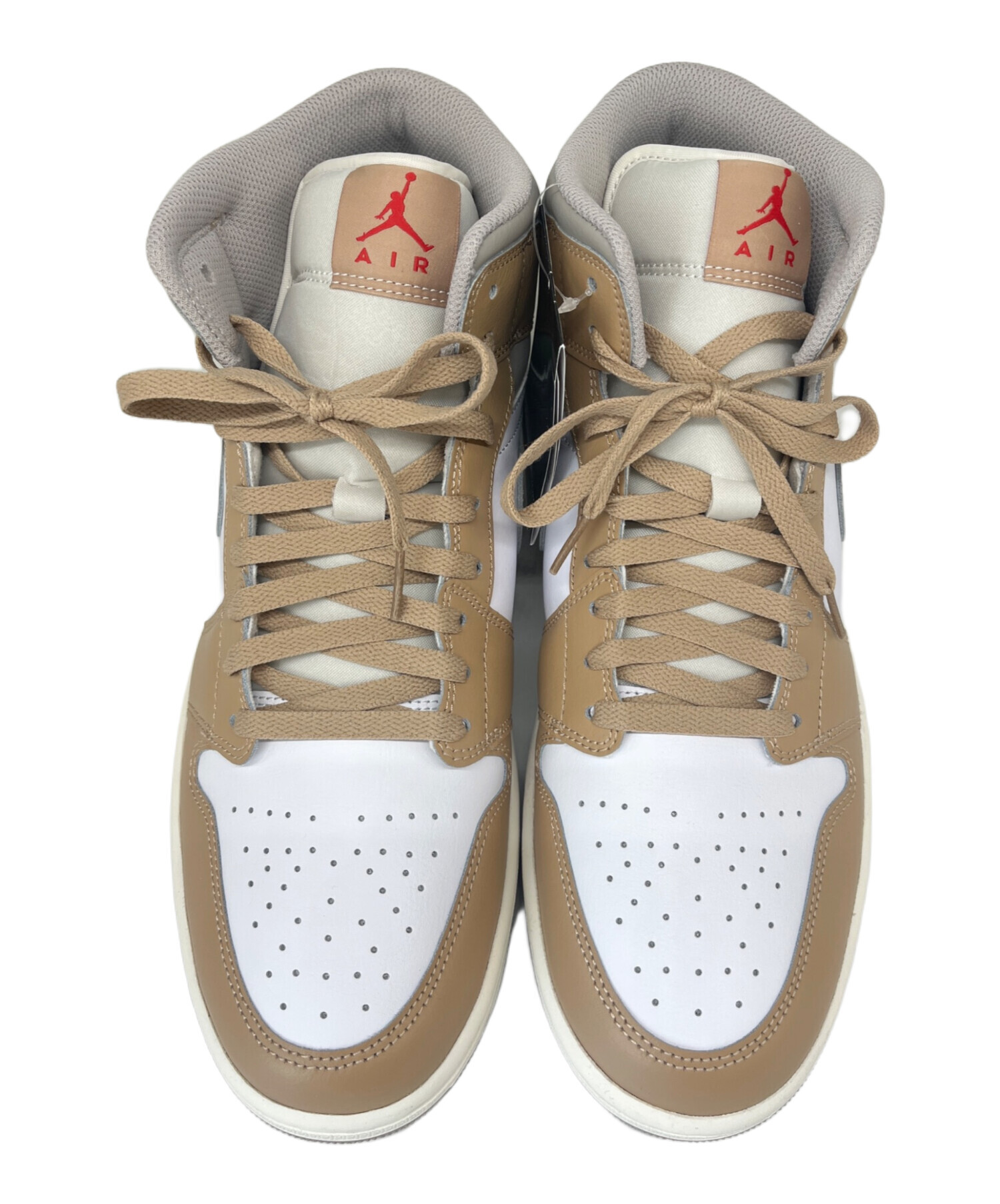 中古・古着通販】NIKE (ナイキ) NIKE AIR JORDAN1 MID ベージュ 