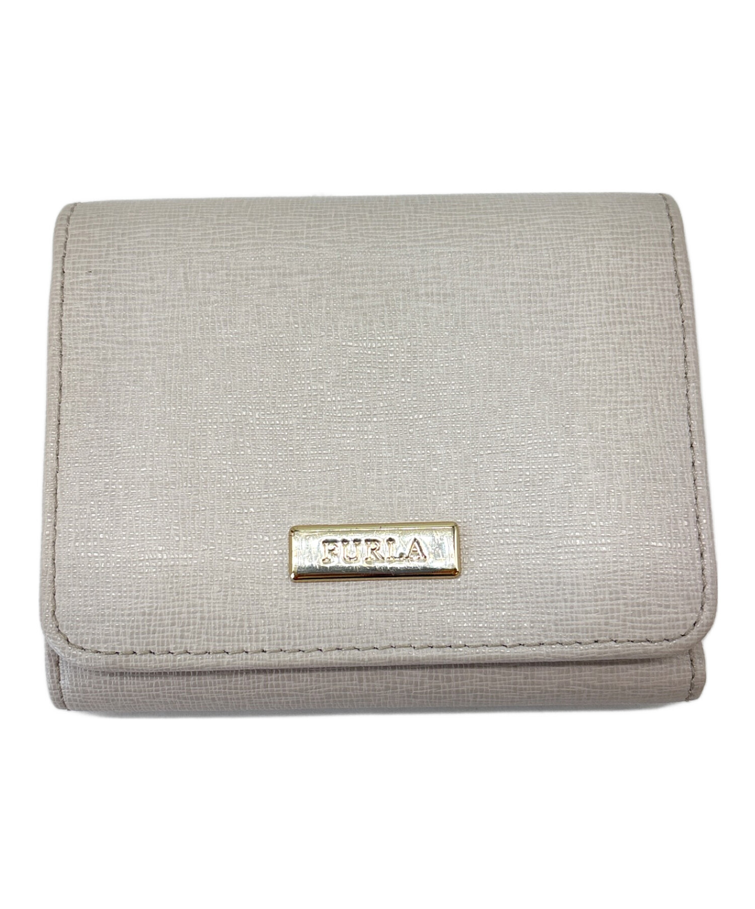 中古・古着通販】FURLA (フルラ) FURLA 3つ折り財布 ベージュ 