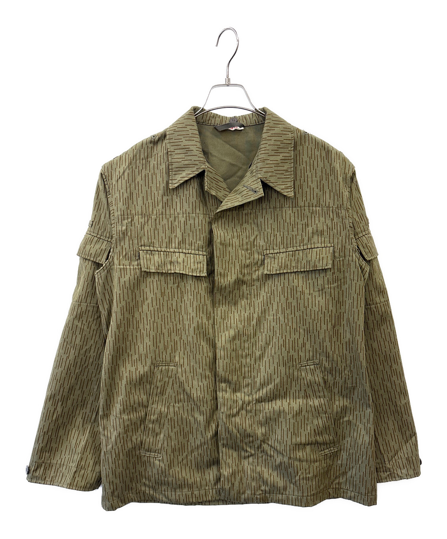 30s ドイツ軍　グリーンリネンジャケット 中古・古着通販】東ドイツ軍 (ヒガシドイツグン) 東ドイツ軍