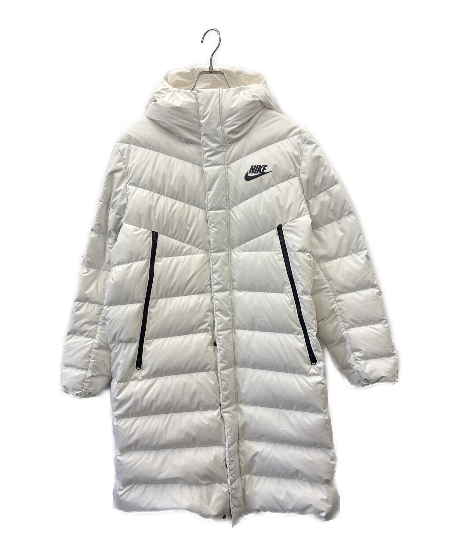 中古・古着通販】NIKE (ナイキ) NIKE ダウンコート ホワイト サイズ:XL 