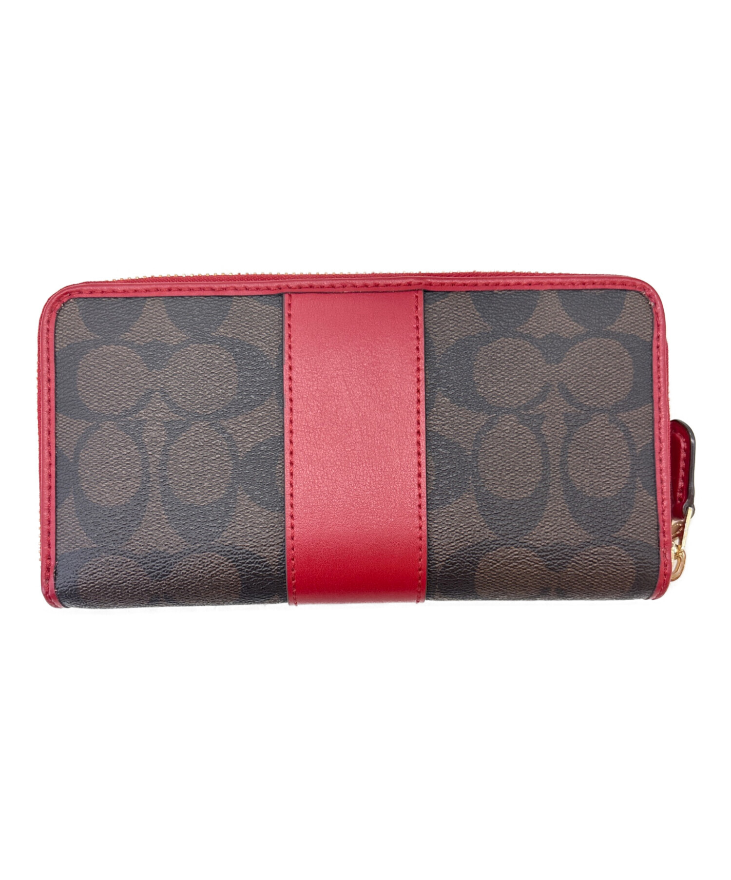 中古・古着通販】COACH (コーチ) COACH シグネチャー 長財布 ブラウン