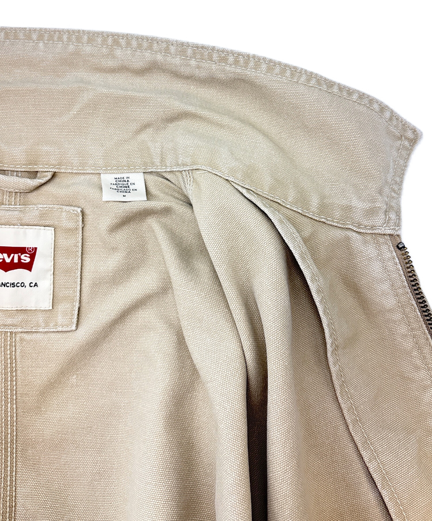 USA製 リーバイス ワークジャケットM相当38 ベージュ 90s 70742 中古・古着通販】LEVI'S (リーバイス) LEVI'S ワークジャケット