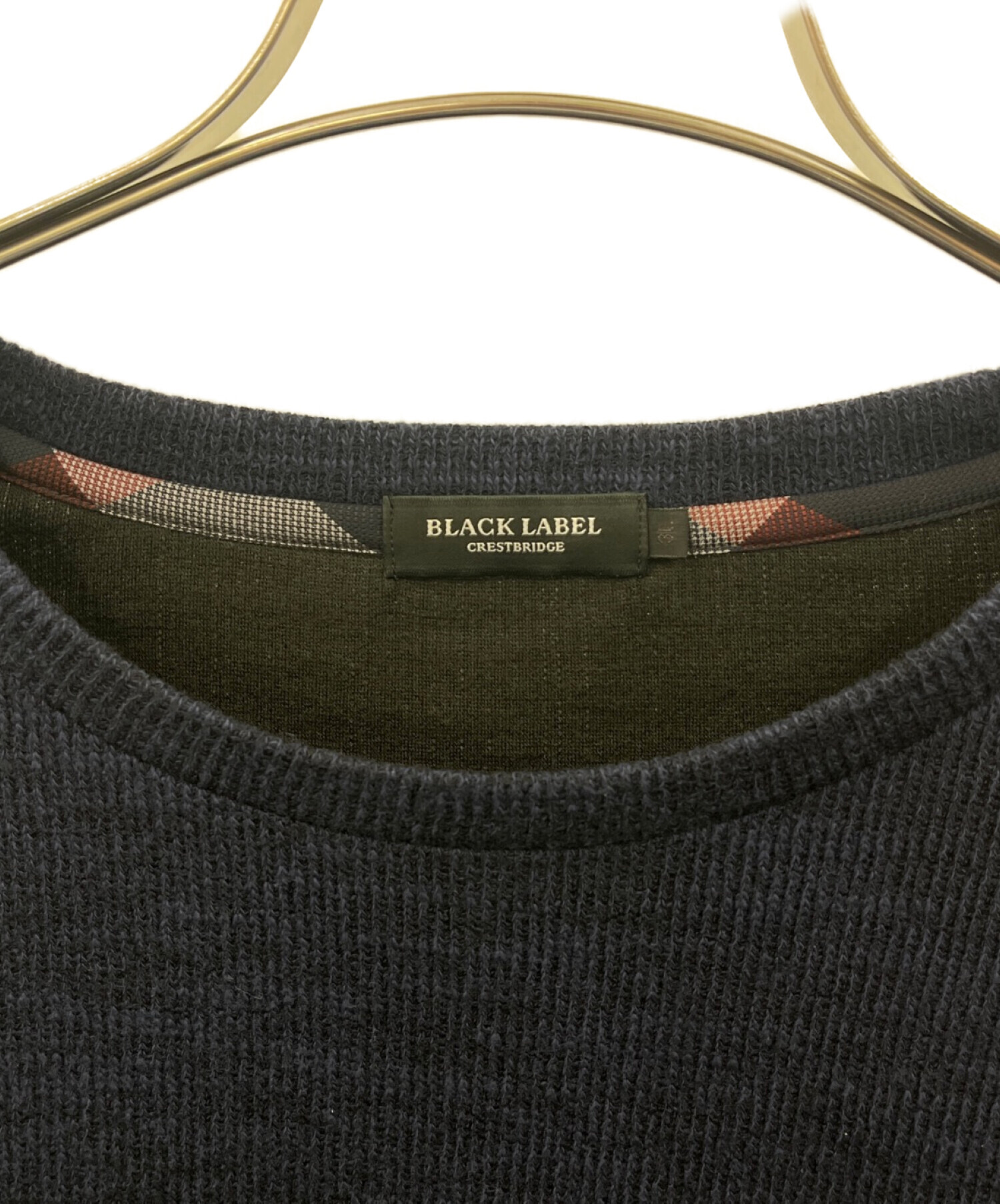 【お取り置き】BLACK LABELCRESTBRIDGE ケーブルニット3 中古・古着通販】BLACK LABEL CRESTBRIDGE (ブラックレーベル クレスト
