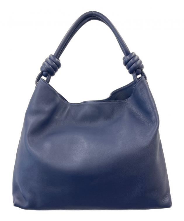 ■LOEWE（ロエベ）良品/レザー/ ハンドバッグ（肩がけ可） / ブルー 青 中古・古着通販】LOEWE (ロエベ) LOEWE フラメンコ ホーボー レザー