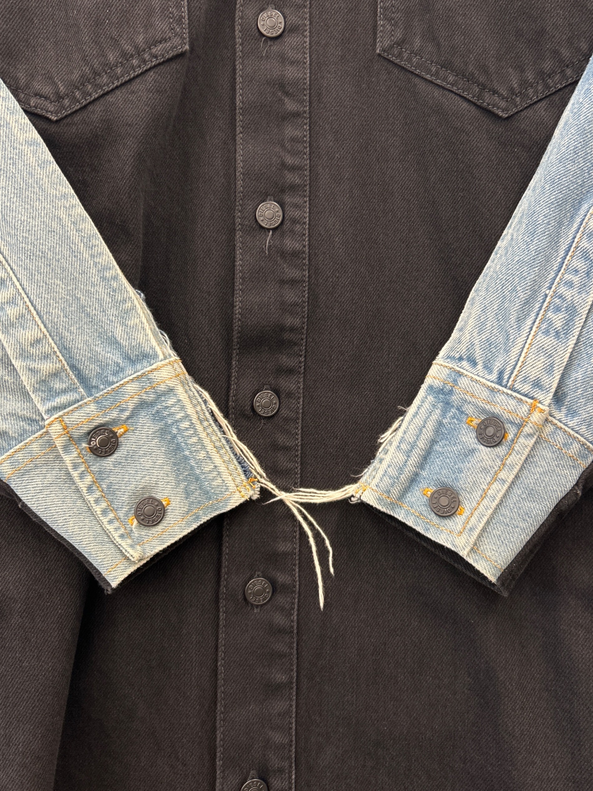 DIESEL 黒デニムジャケット　XL 00E8M200008-BF03 中古・古着通販】DIESEL (ディーゼル) DIESEL デニムジャケット