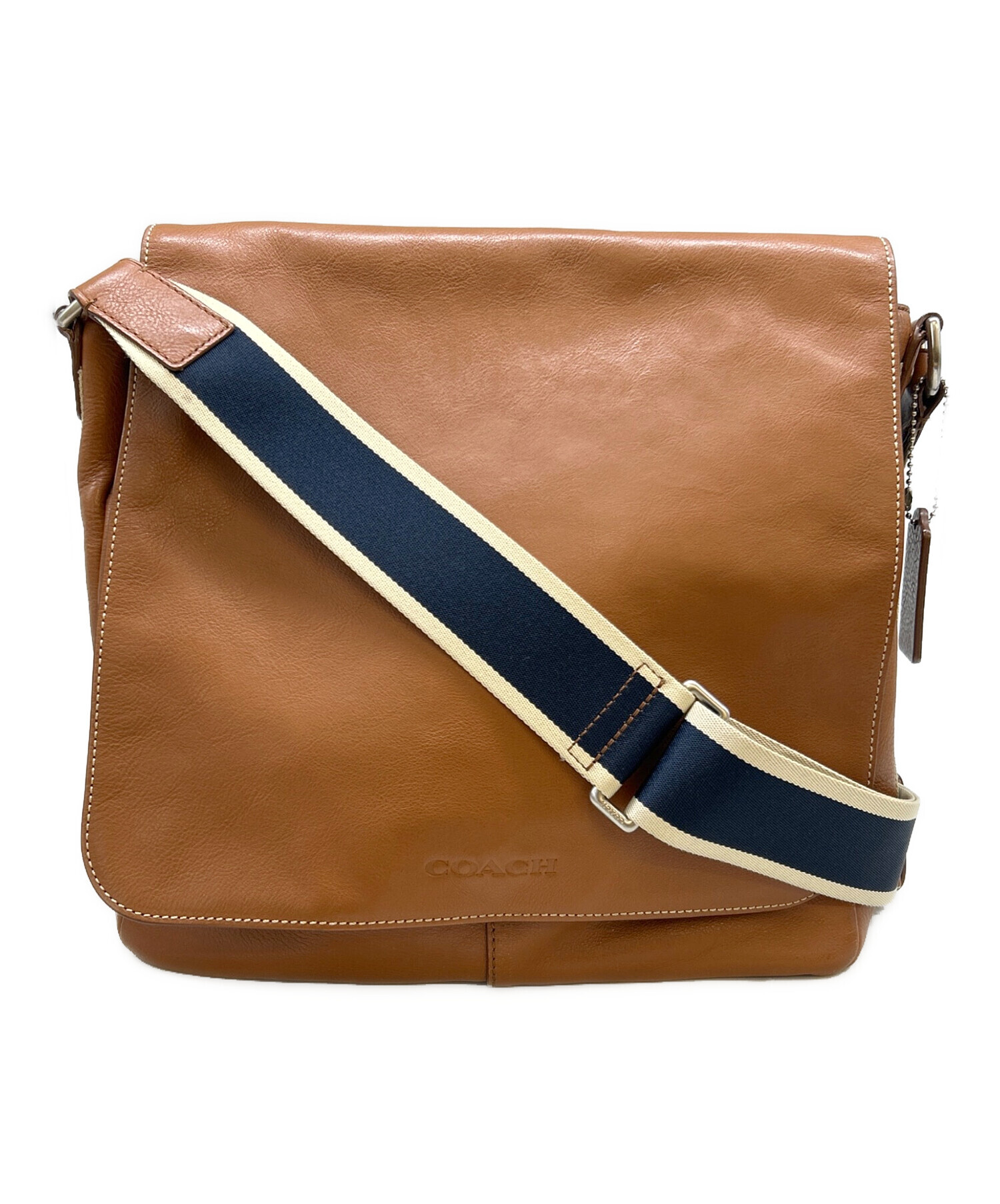 中古・古着通販】COACH (コーチ) COACH レザーショルダーバッグ