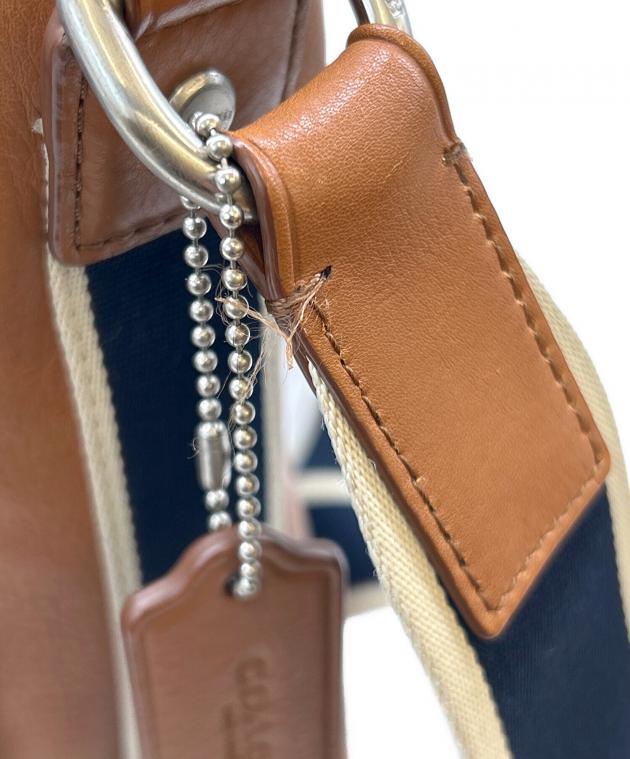 中古・古着通販】COACH (コーチ) COACH レザーショルダーバッグ