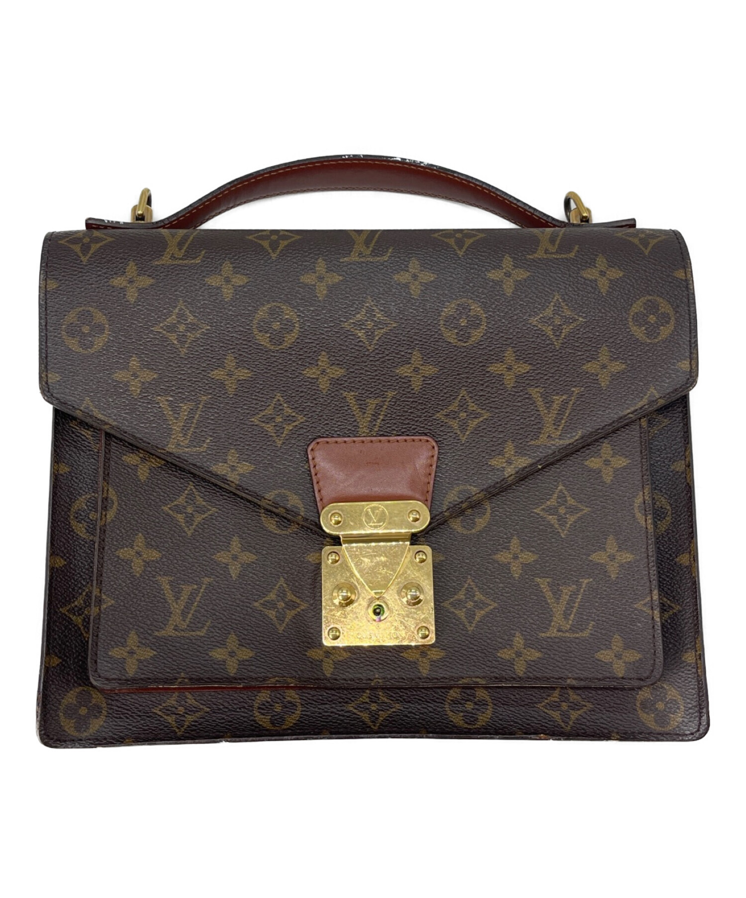 LOUIS VUITTON ルイヴィトン モノグラム 2way モンソー 中古・古着通販】LOUIS VUITTON (ルイ ヴィトン) LOUIS VUITTON
